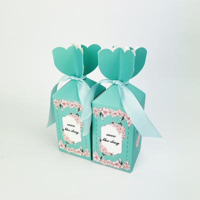 喜(xi)糖盒-淺綠(lǜ)花語