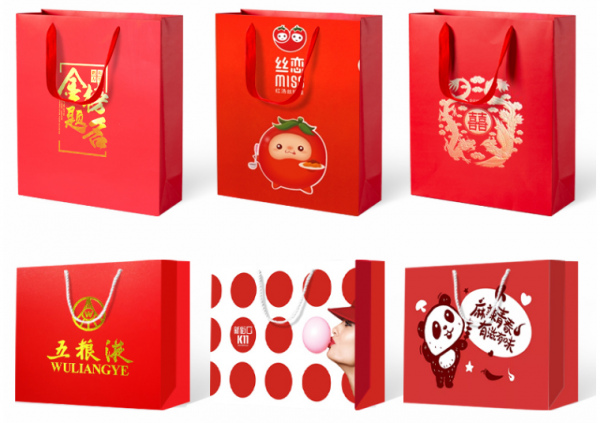 大紅色手提(ti)袋